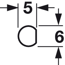 Profilstange | Durchmesser: 6 mm | Länge: 2500 mm