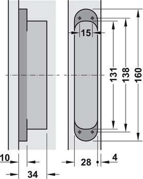 Türband von Simonswerk | Modell: TECTUS TE 340 3D | Größe: 160 mm