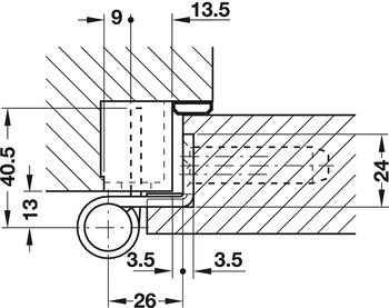 Objekttürband von Simonswerk | Modell: VN 7939/160 | Größe: 160 mm