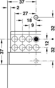 Unterflurführung | Schubkastenführung: Blumotion S | Nennlänge: 300 mm