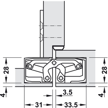 Türband von Simonswerk | Modell: TECTUS TE 340 3D | Größe: 160 mm