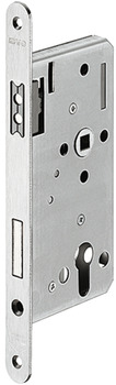 Magnet-Einsteckschloss für Drehtüren | Schloss: Profilzylinder | Dornmaß: 55 mm