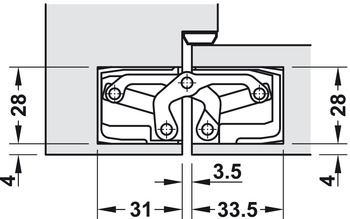 Türband von Simonswerk | Modell: TECTUS TE 340 3D | Größe: 160 mm