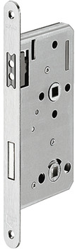 Magnet-Einsteckschloss für Drehtüren | Schloss: Bad/WC | Dornmaß: 55 mm