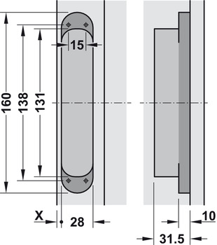 Türband von Simonswerk | Modell: TECTUS TE 340 3D | Größe: 160 mm