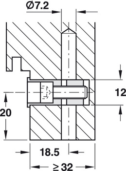 Klemmblock von Simonswerk | Modell: VARIANT V 3604 | Anschlag: DIN links & DIN rechts