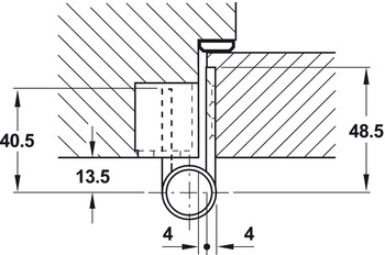 Objekttürband von Simonswerk | Modell: VN 7939/160 | Größe: 160 mm