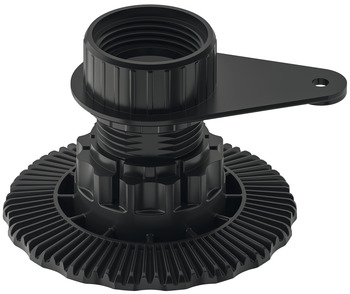 Einschraubgleiter für Häfele AXILO™ 78 | Durchmesser: 35 mm | Farbe: schwarz 