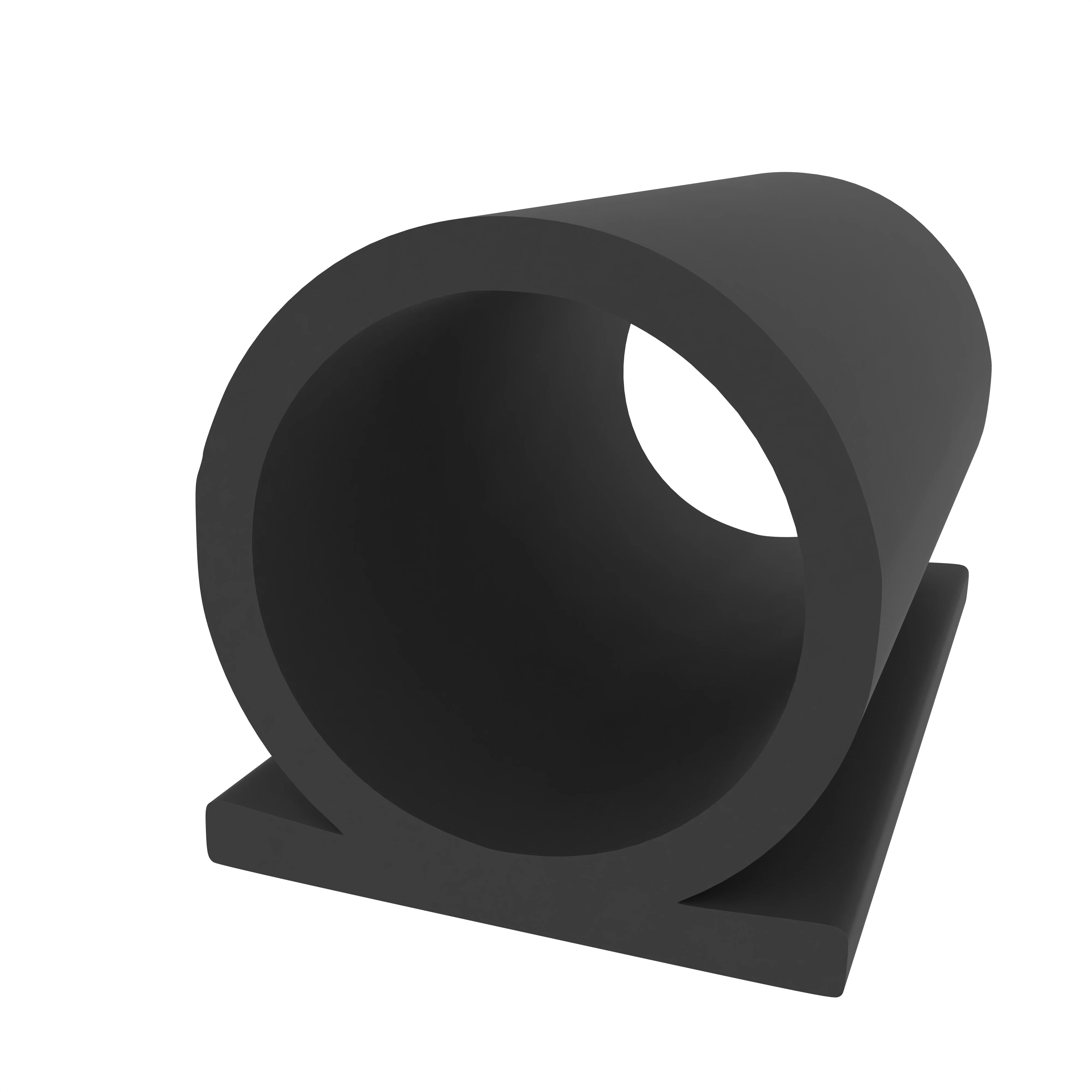 Omegadichtung 8 mm breit in schwarz