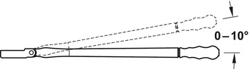 Verstellwerkzeug für Sockelsystem Häfele AXILO™ 78 | Länge: 660 mm | Farbe: grau/rot