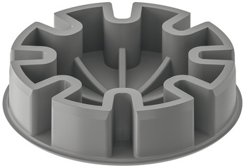 ABS-Einsatz für Sockelsystem Häfele AXILO™ 78 | Farbe: grau