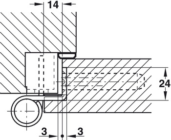 Objekttürband von Simonswerk | Modell: DHX 2160 | Größe: 160 mm